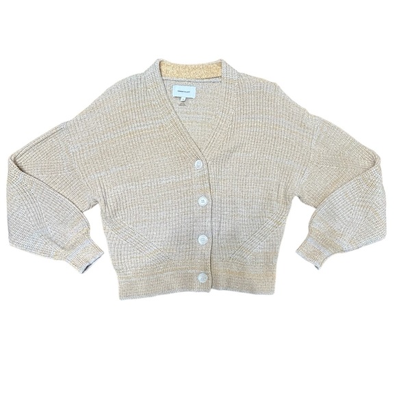 Current Elliott Cardigan Light Yellow and tan Size:1 (S/M) NWOT - Picture 1 of 6